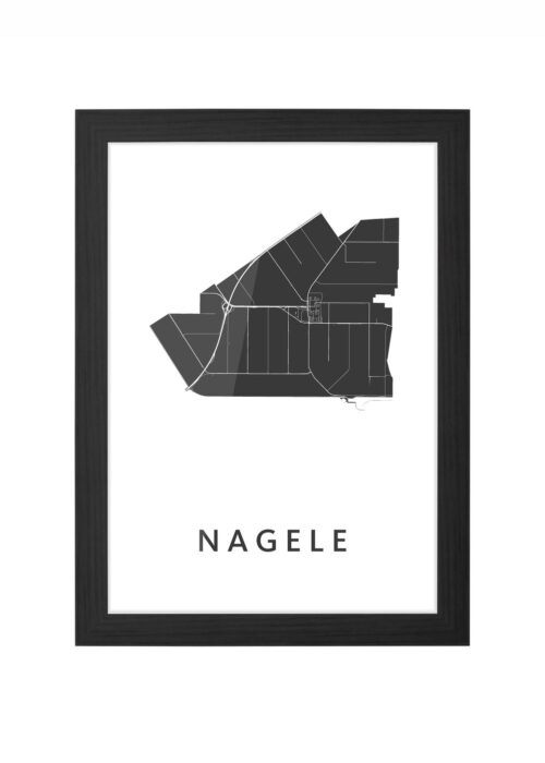 Nagele Ingelijst in Zwart lijst Kopen | Kunst in Kaart