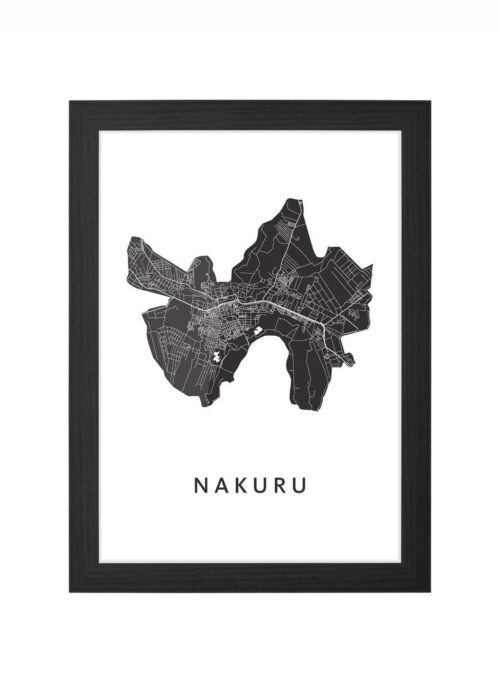 Nakuru Ingelijst in Zwart lijst Kopen | Kunst in Kaart