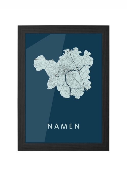 Namen Navy Ingelijst in Zwart lijst Kopen | Kunst in Kaart