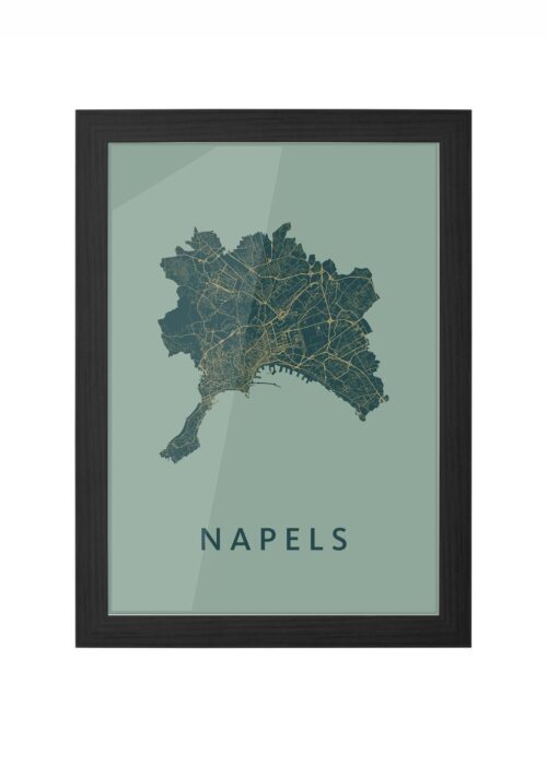 Napels Amazon Ingelijst in Zwart lijst Kopen | Kunst in Kaart
