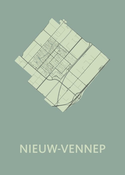 Nieuw-Vennep Stadskaart - Olive