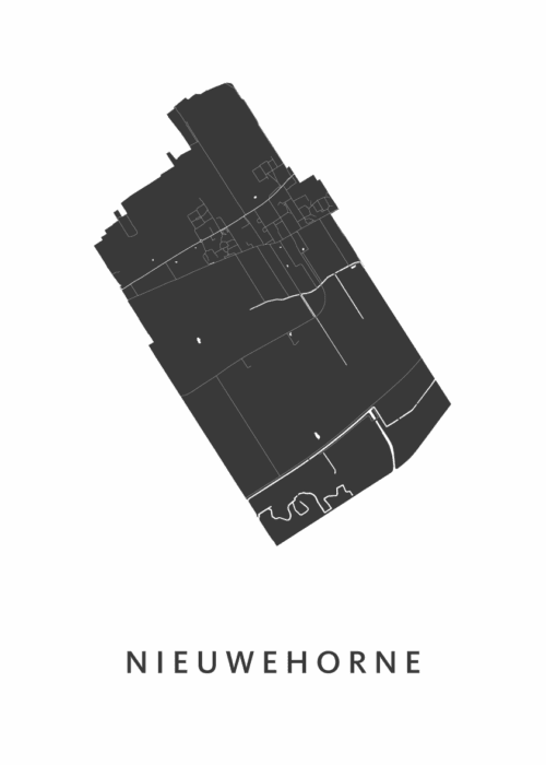 Nieuwehorne Stadskaart Poster Kopen
