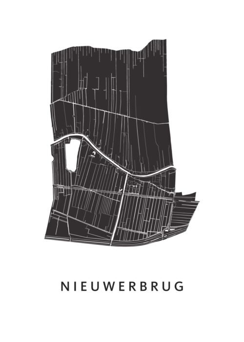Nieuwerbrug Stadskaart Poster Kopen