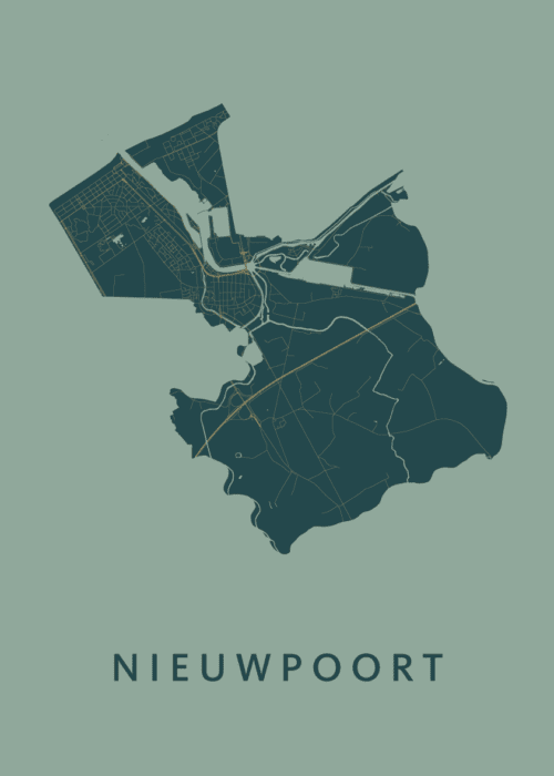 Nieuwpoort Amazon Stadskaart Poster Kopen