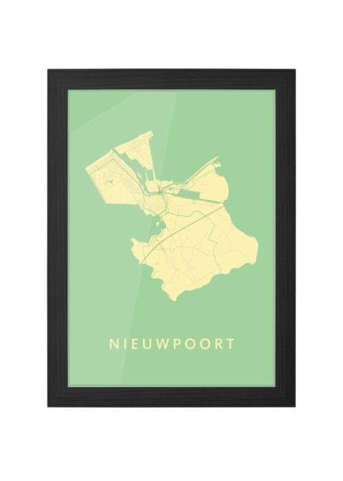 Nieuwpoort Spring Ingelijst in Zwart lijst Kopen | Kunst in Kaart