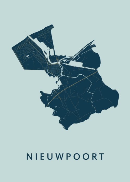 Nieuwpoort Prussian Stadskaart Poster Kopen