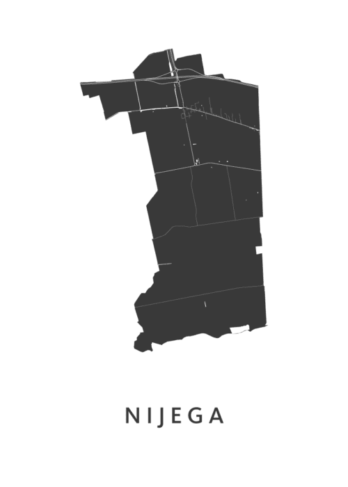 Nijega Stadskaart
