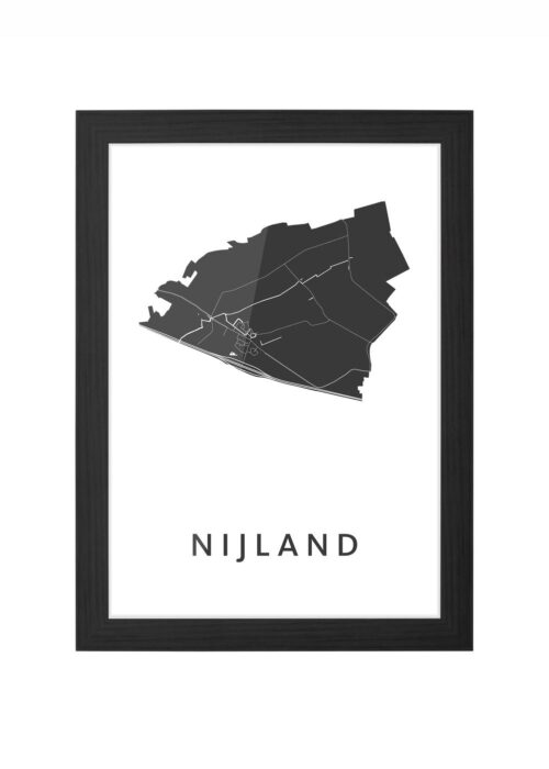 Nijland Ingelijst in Zwart lijst Kopen | Kunst in Kaart