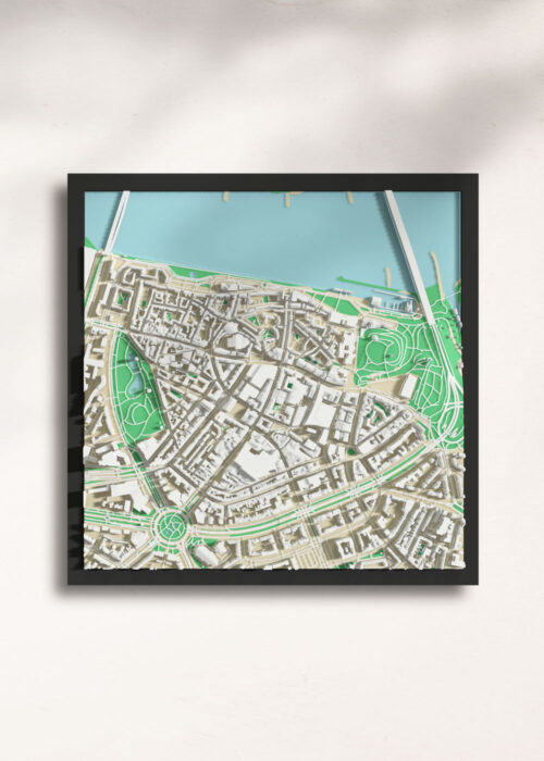 3D Stadskaart - Nijmegen bioplastic