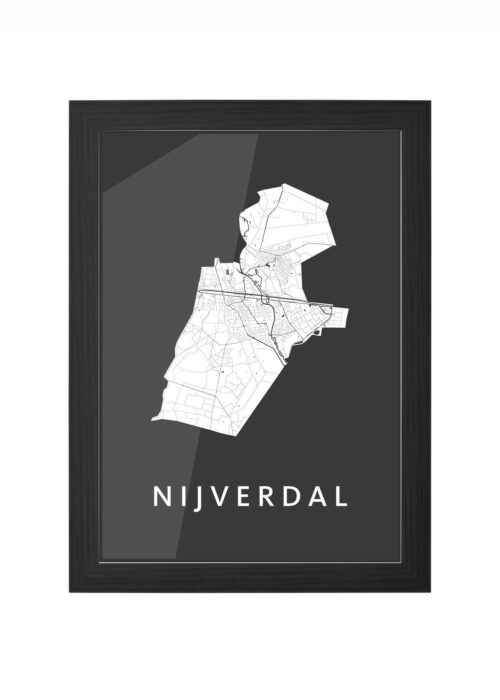 Nijverdal Black Ingelijst in Zwart lijst Kopen | Kunst in Kaart