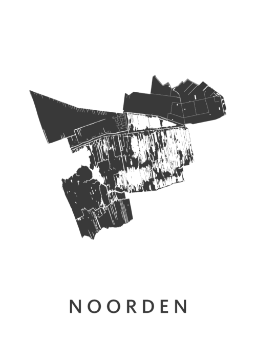 Noorden Stadskaart Poster Kopen