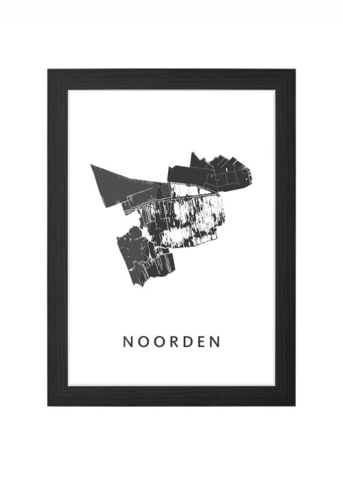 Noorden Ingelijst in Zwart lijst Kopen | Kunst in Kaart