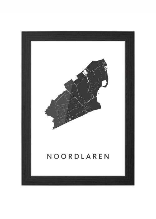 Noordlaren Ingelijst in Zwart lijst Kopen | Kunst in Kaart