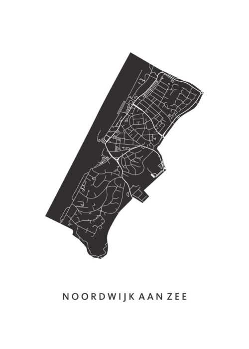 Noordwijk aan Zee Stadskaart Poster Kopen
