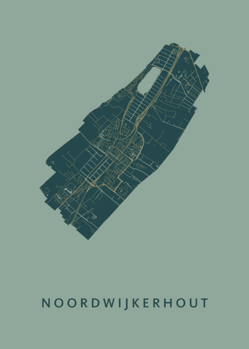 Noordwijkerhout Amazon Stadskaart Poster Kopen
