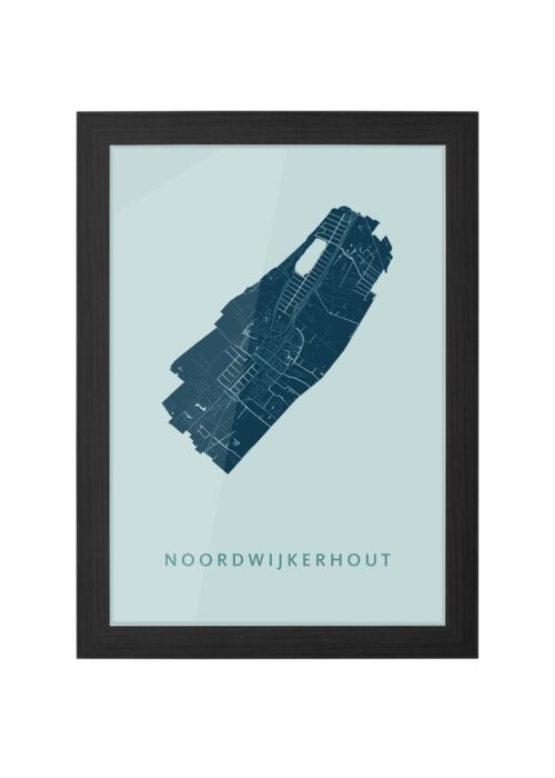 Noordwijkerhout Mint Ingelijst in Zwart lijst Kopen | Kunst in Kaart