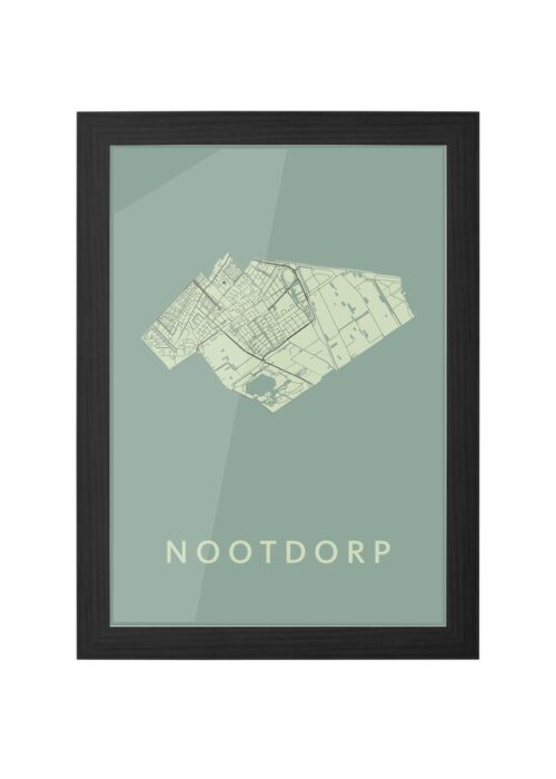 Nootdorp Olive Ingelijst in Zwart lijst Kopen | Kunst in Kaart