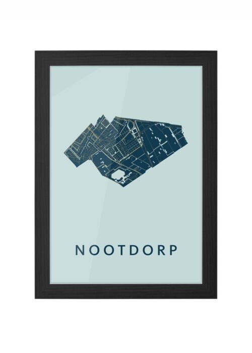 Nootdorp Prussian Ingelijst in Zwart lijst Kopen | Kunst in Kaart