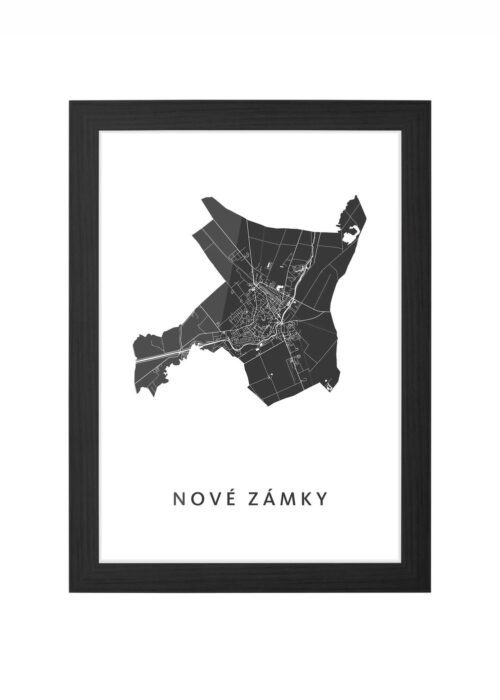 Nové Zámky Ingelijst in Zwart lijst Kopen | Kunst in Kaart