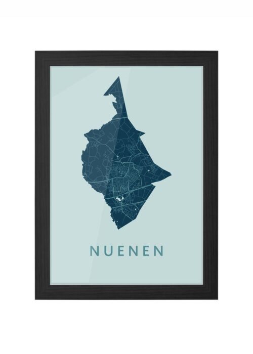 Nuenen Mint Ingelijst in Zwart lijst Kopen | Kunst in Kaart