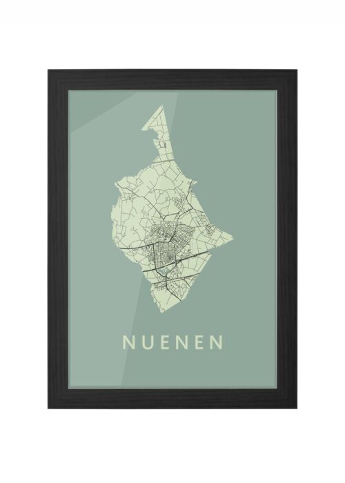 Nuenen Olive Ingelijst in Zwart lijst Kopen | Kunst in Kaart
