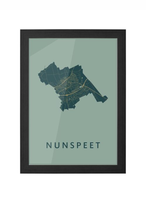 Nunspeet Amazon Ingelijst in Zwart lijst Kopen | Kunst in Kaart