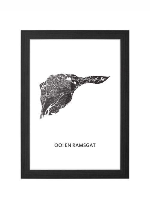 Ooi en Ramsgat Carnaval Ingelijst in Zwart lijst Kopen | Kunst in Kaart