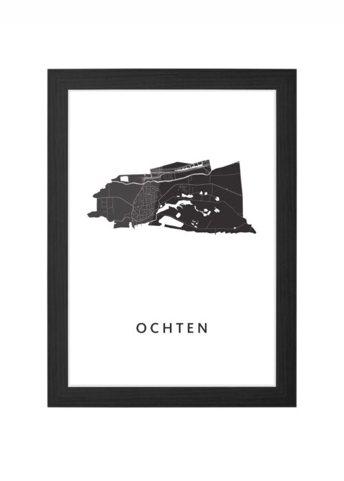 Ochten Ingelijst in Zwart lijst Kopen | Kunst in Kaart