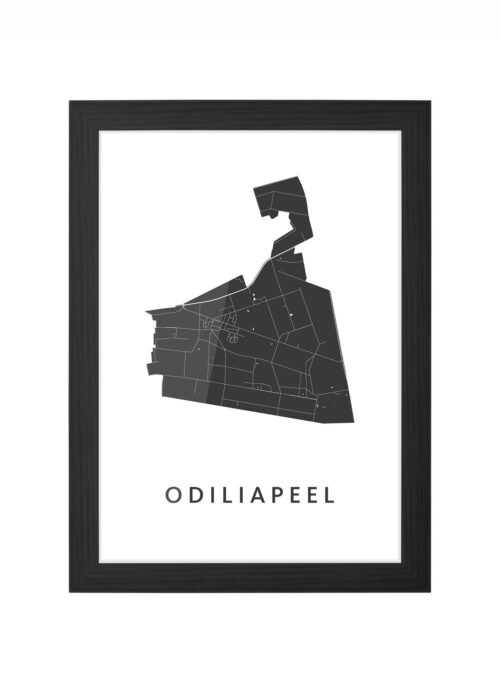 Odiliapeel Ingelijst in Zwart lijst Kopen | Kunst in Kaart