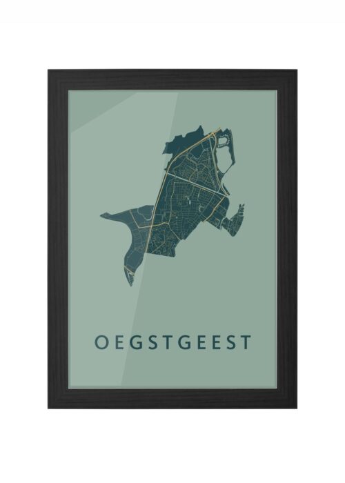 Oegstgeest Amazon Ingelijst in Zwart lijst Kopen | Kunst in Kaart