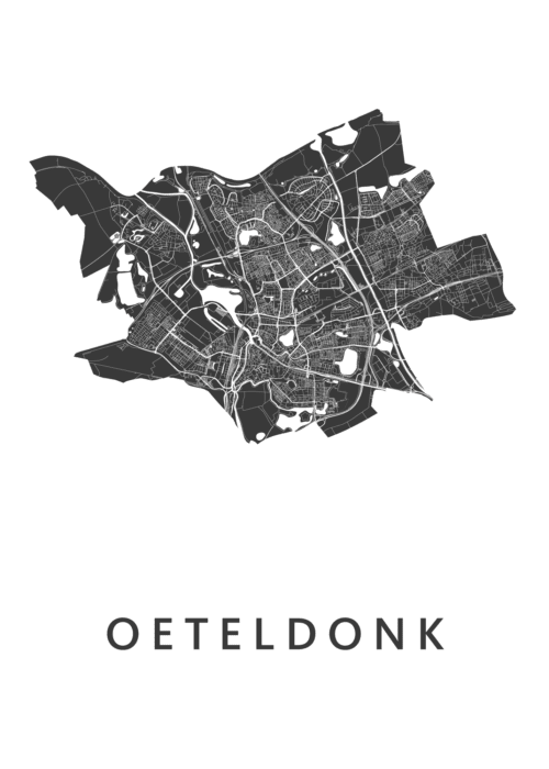 Oeteldonk Carnaval Stadskaart Poster Kopen
