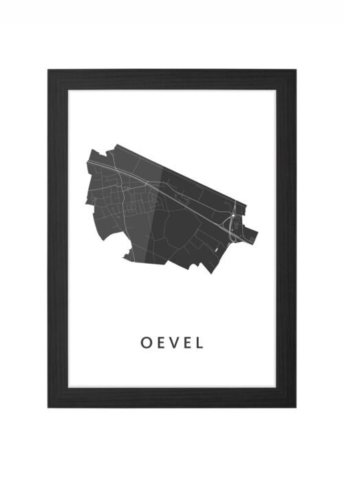 Oevel Ingelijst in Zwart lijst Kopen | Kunst in Kaart