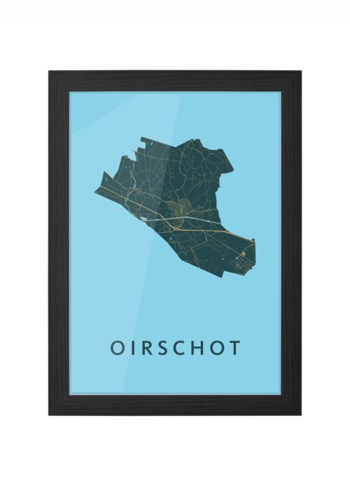 Oirschot Azure Ingelijst in Zwart lijst Kopen | Kunst in Kaart
