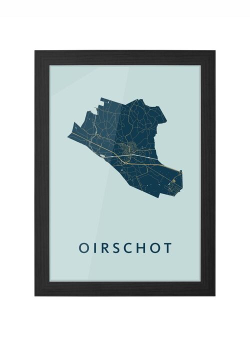 Oirschot Prussian Ingelijst in Zwart lijst Kopen | Kunst in Kaart