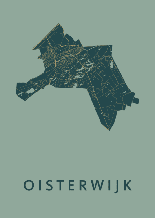 Oisterwijk Amazon Stadskaart Poster Kopen