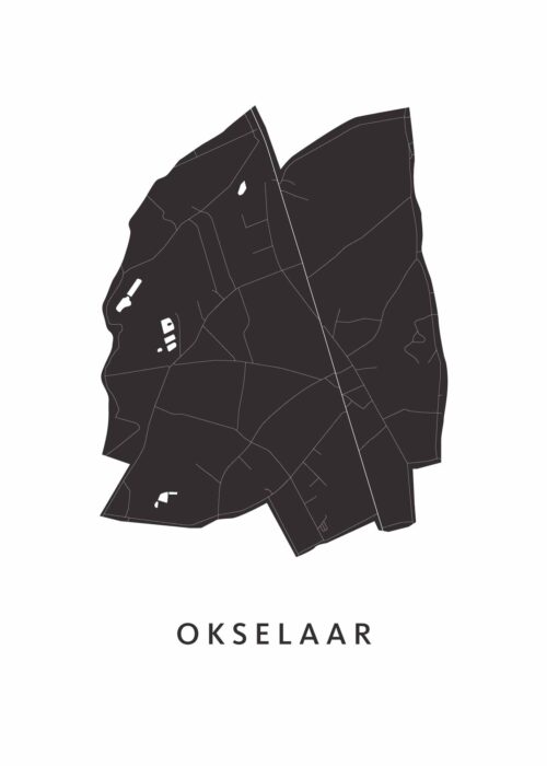 Okselaar Stadskaart Poster Kopen