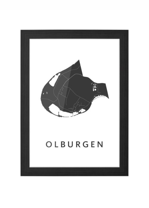 Olburgen Ingelijst in Zwart lijst Kopen | Kunst in Kaart