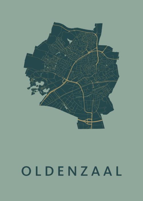 Oldenzaal Amazon Stadskaart Poster Kopen