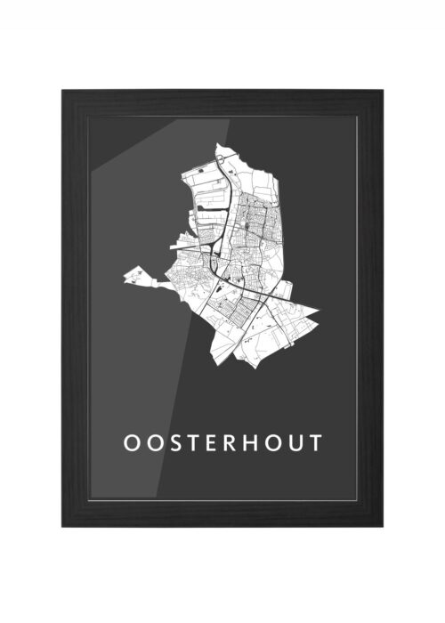 Oosterhout Black Ingelijst in Zwart lijst Kopen | Kunst in Kaart