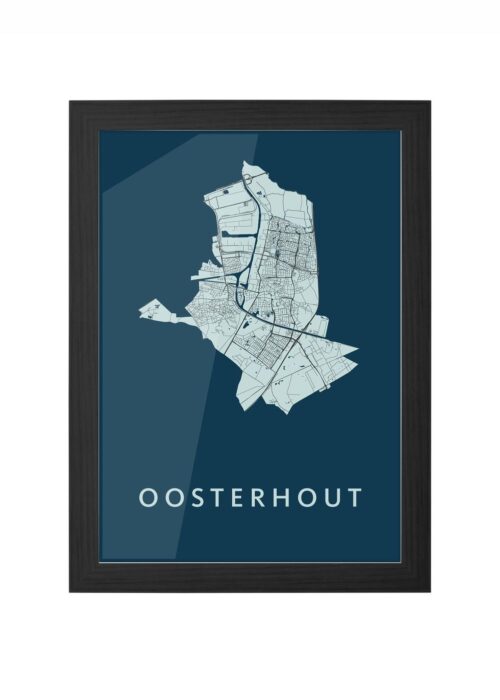 Oosterhout Navy Ingelijst in Zwart lijst Kopen | Kunst in Kaart