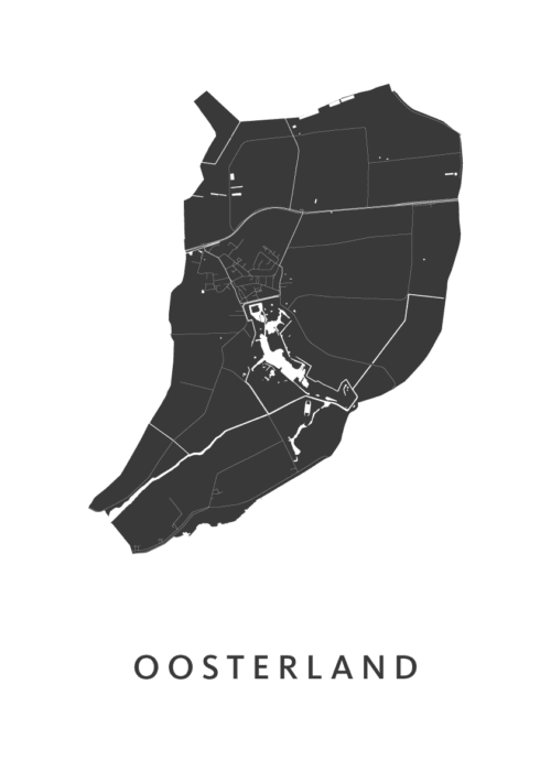 Oosterland Stadskaart Poster Kopen