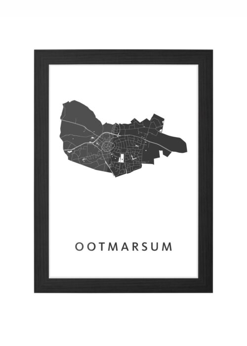 Ootmarsum Ingelijst in Zwart lijst Kopen | Kunst in Kaart