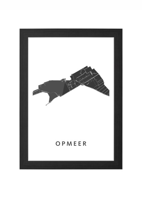 Opmeer Ingelijst in Zwart lijst Kopen | Kunst in Kaart