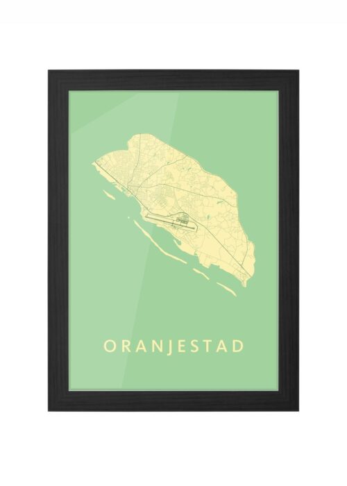 Oranjestad Spring Ingelijst in Zwart lijst Kopen | Kunst in Kaart
