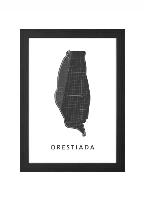 Orestiada Ingelijst in Zwart lijst Kopen | Kunst in Kaart