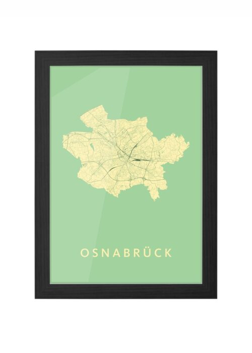 Osnabrück Spring Stadskaart Poster Kopen