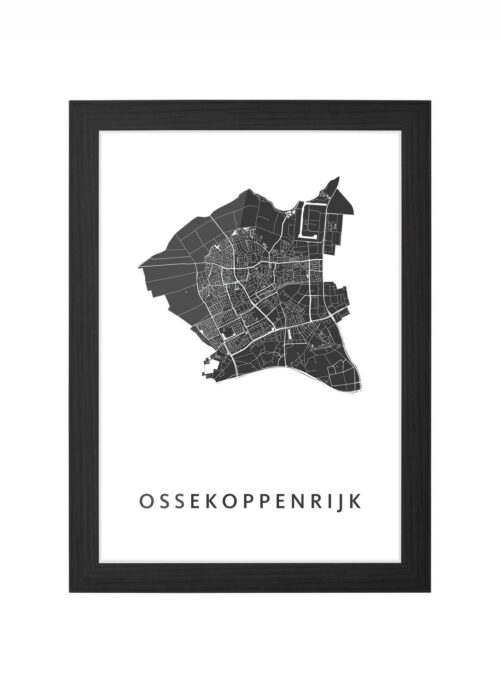 Ossekoppenrijk Carnaval Ingelijst in Zwart lijst Kopen | Kunst in Kaart