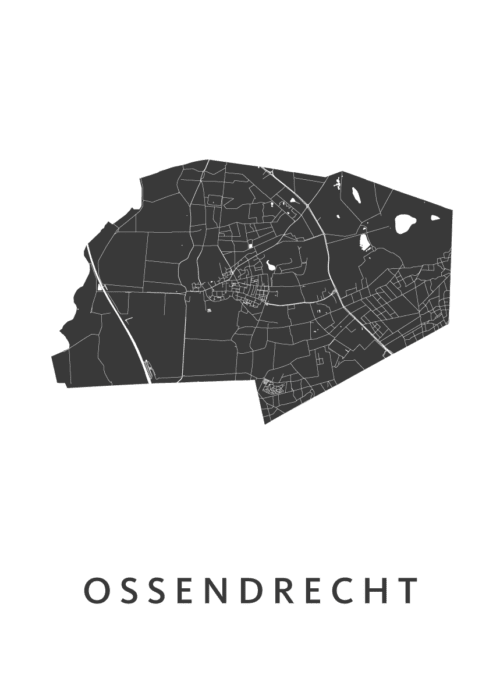 Ossendrecht Stadskaart Poster Kopen