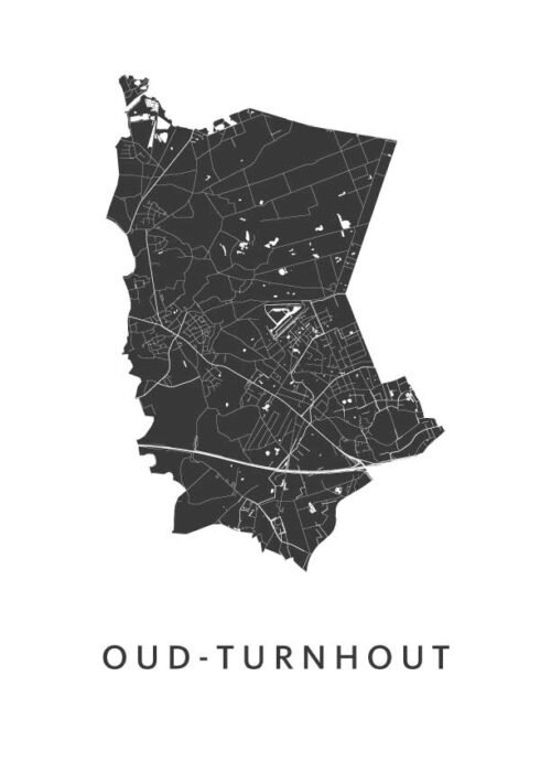 Oud-Turnhout Stadskaart Poster Kopen