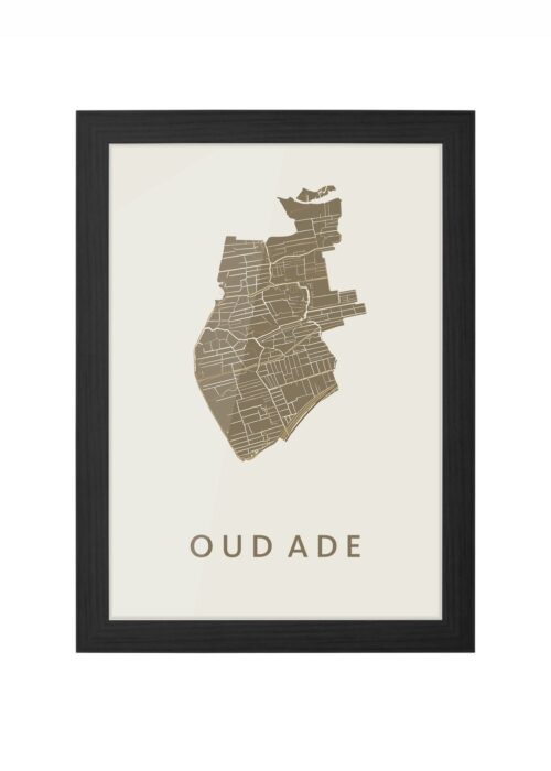 Oud Ade Gold Ingelijst in Zwart lijst Kopen | Kunst in Kaart